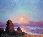 Ferdinand du Puigaudeau - Sunset of the Breton Coast